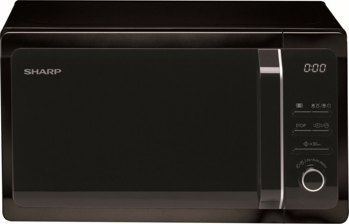 Sharp SHARP R243BK Microwave oven solo compact, 20l, 800W