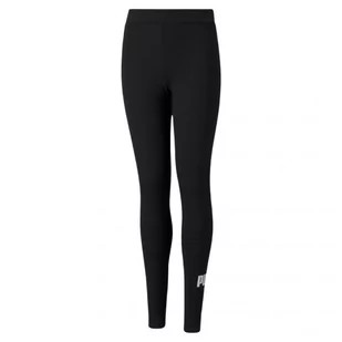 Legginsy dla dzieci Puma ESS Logo Leggings Jr 587035 (kolor Czarny, rozmiar 128cm) - Legginsy - miniaturka - grafika 1