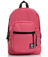 Plecaki - Plecak Jelek Plain - Invicta - Różowy - Eco Material - Podwójna komora, Różowy, L, amerykański - miniaturka - grafika 1