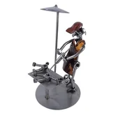 Figurki dekoracyjne - Metalowa figurka Weterynarz. Dla miłośników zwierząt - miniaturka - grafika 1