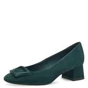 Czółenka - Tamaris Damskie czółenka 1-22302-41, Zielony zamsz, 37 eu - miniaturka - grafika 1