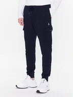Spodnie sportowe męskie - Polo Ralph Lauren Spodnie dresowe 710881522007 Granatowy Regular Fit - miniaturka - grafika 1