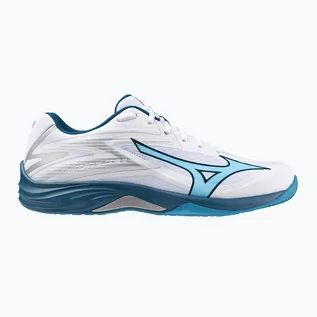 Buty sportowe męskie - Buty do siatkówki męskie Mizuno Thunder Blade Z white/sailor blue/silver - grafika 1