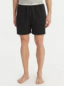 Piżamy męskie - Calvin Klein Underwear Szorty piżamowe LV00NM2927 Czarny Relaxed Fit - miniaturka - grafika 1