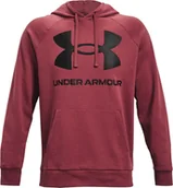Bluzy męskie - Under Armour Bluza męska Under Armour Rival Fleece Big Logo HD burgund 1357093 652 2XL - miniaturka - grafika 1