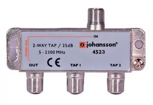 2 WAY TAP Odgałęźnik 2-krotny Johansson 25 dB 4523 - Akcesoria TV-SAT - miniaturka - grafika 1