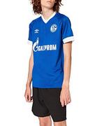 Gadżety dla kibiców - Umbro męska FC Schalke 04 Home SS Jersey, niebieski, xxl 79277U - miniaturka - grafika 1