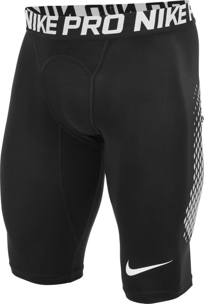 Nike Męskie spodenki kompresyjne Nike accessories 10IN SLIDER SHORT black/wolf grey/white rozmiar M
