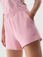 Spodenki damskie - 4F Spodenki damskie dresowe szorty 4FWMM00TSHOF542-56S Różowy Roz. 2XL - miniaturka - grafika 1