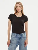 Koszulki i topy damskie - G-Star Raw T-Shirt Eyben D24533-4107 Czarny Slim Fit - miniaturka - grafika 1