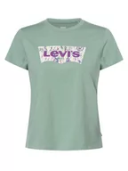 Koszulki i topy damskie - Levi's - T-shirt damski, zielony - miniaturka - grafika 1