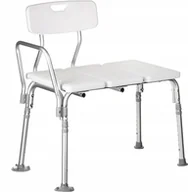 Akcesoria dla osób starszych i niepełnosprawnych - Ławka wannowa, z oparciem - miniaturka - grafika 1