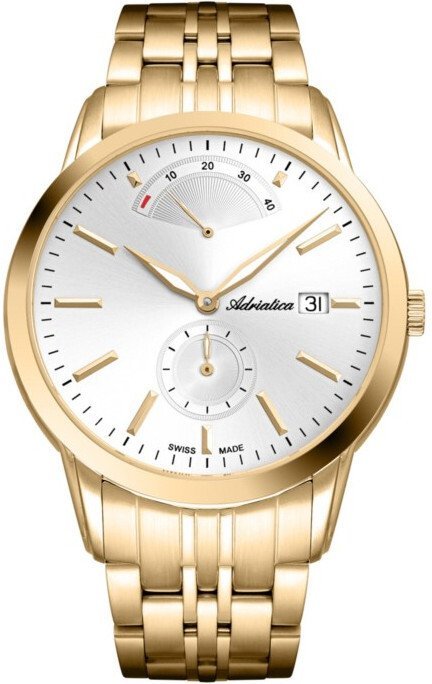 Zegarek męski Adriatica A8306.1113A złoty