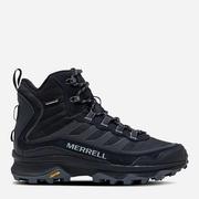 Buty trekkingowe męskie - Męskie buty trekkingowe z membraną Merrell Moab Speed ​​​​Thermo Mid WTPF M J066911 43 27 cm Black (194917549544) - miniaturka - grafika 1