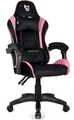 Fotele gamingowe - Fotel obrotowy gamingowy HERO ENZO PINK ALCANTARA krzesło do biurka - miniaturka - grafika 1
