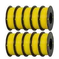Filamenty i akcesoria do drukarek 3D - filament do drukarek 3D, szybkie drukowanie, nietoksyczny, 10 kg żółty - miniaturka - grafika 1