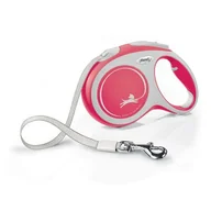 Smycze dla psów - Flexi Smycz New Comfort Taśma L 5m/60kg czerwony - miniaturka - grafika 1