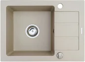 Zlewozmywaki - Pyramis Next 62x44 1B1D beż piaskowy 070165801 - miniaturka - grafika 1