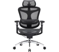 Fotele i krzesła biurowe - Sihoo Doro C300 PRO Biurowy do 150kg Tkanina Czarny - miniaturka - grafika 1