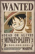 Plakaty - One Piece Wanted Luffy - Plakat - miniaturka - grafika 1