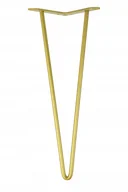 Meble modułowe i akcesoria - Noga metalowa Hairpin Original Złota 52 cm Złota - miniaturka - grafika 1