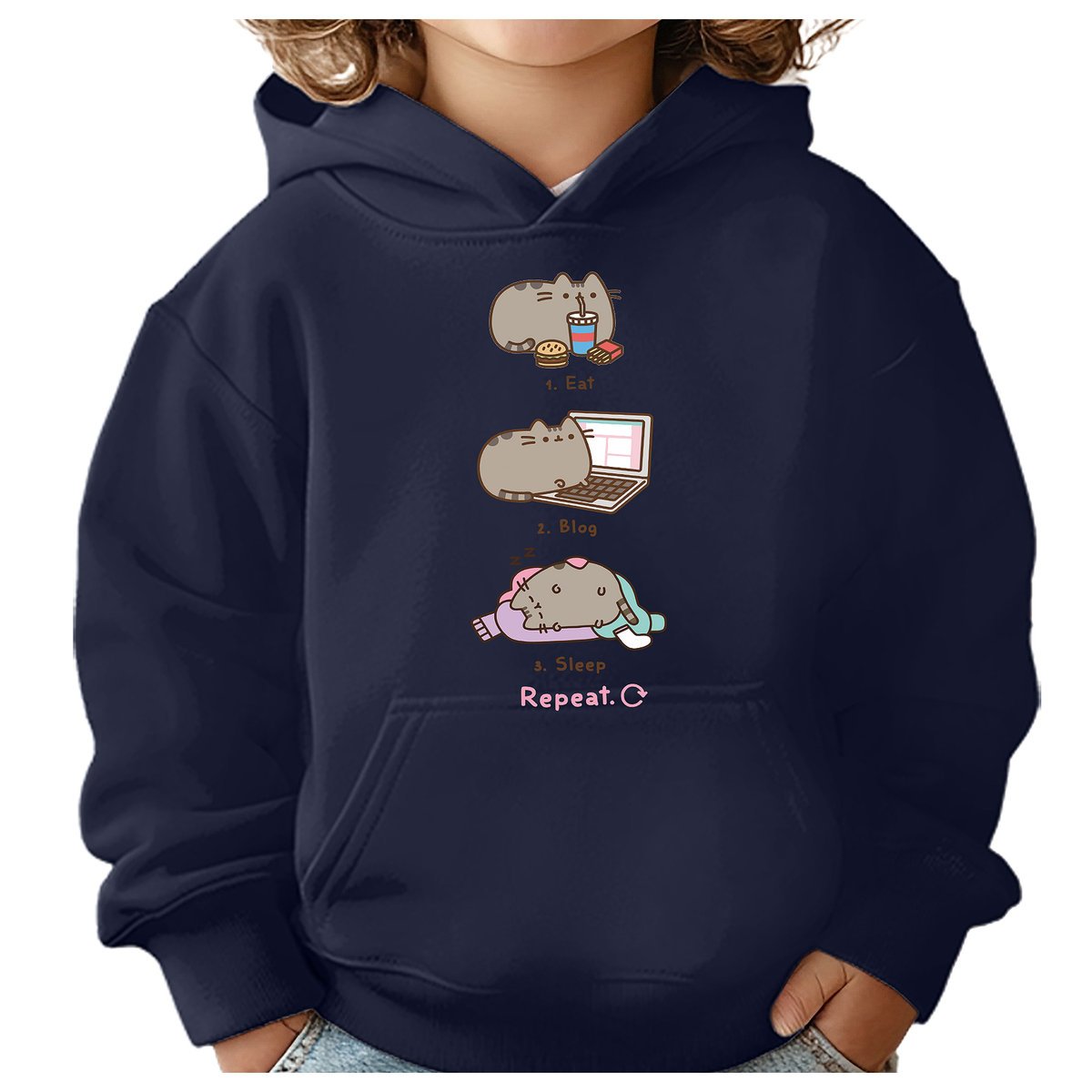 BLUZA DZIECIĘCA PUSHEEN KOT 134-140 DLA DZIEWCZYNKI CHŁOPCA PREZENT