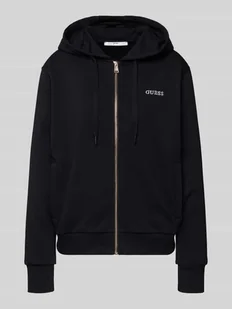 Bluza rozpinana z wyhaftowanym logo model ‘SOFIA’ - Bluzy damskie - miniaturka - grafika 1