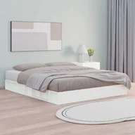 Łóżka - Lumarko Rama łóżka, biała, 120 x 200 cm, lite drewno - miniaturka - grafika 1