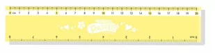 [BS] LINIJKA 20CM PASTEL MIX COLORINO 82923PTR - Linijki, ekierki - miniaturka - grafika 1