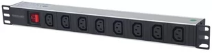 Intellinet Intellinet Listwa zasilająca rack 19 1U 110V 250V/10A 8 gniazd C13 kabel 2m (163620) - Listwy zasilające - miniaturka - grafika 1