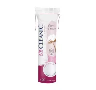 Płyny micelarne - Cleanic Pure Effect, płatki kosmetyczne okrągłe, 125 szt. - miniaturka - grafika 1