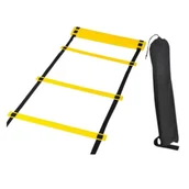 Wyposażenie sportowe i gimnastyczne - Drabinka koordynacyjna 6m x 50cm żółta Cerex 5067 - miniaturka - grafika 1