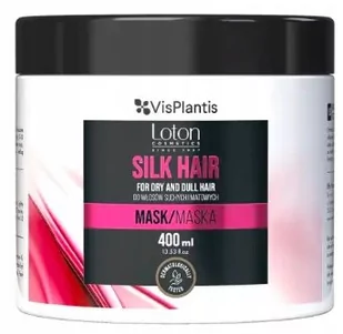 Vis Plantis, Loton , Maska do włosów jedwab, 400 ml - Maski do włosów - miniaturka - grafika 1