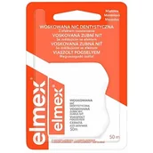 Nici dentystyczne - elmex Przeciw Próchnicy Woskowana Nić Dentystyczna 50m - miniaturka - grafika 1