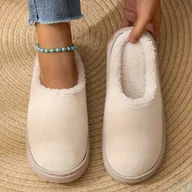 Kapcie damskie - TEMU Damskie, ciepłe i wygodne kapcie domowe na jesień i zimę, pluszowe, do noszenia w domu, buty damskie - miniaturka - grafika 1