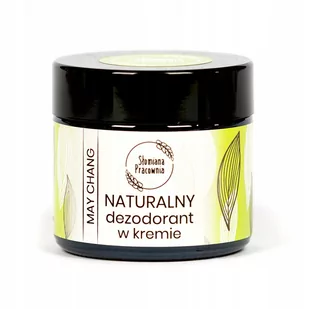 Słomiana Pracownia Naturalny dezodorant w kremie May Chang 50 ml - Dezodoranty i antyperspiranty unisex - miniaturka - grafika 1