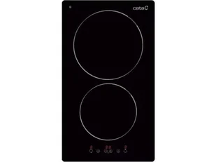 Płyta elektryczna do zabudowy CATA Hob TD 3102 BK Vitroceramic, Number of burners/cooking zones 2, Touch, Timer, Black - Płyty elektryczne do zabudowy - miniaturka - grafika 1