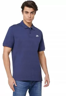 KOSZULKA POLO NIKE MĘSKA KOSZULKA POLÓWKA GRANAT 909746 r. XS - Koszulki męskie - miniaturka - grafika 1