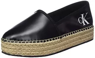 Espadryle damskie - Calvin Klein Damska Espadryle Flatform Ny Pearl, Czarny, 39 EU - miniaturka - grafika 1