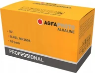 Baterie i akcesoria - Agfa AgfaPhoto Batterie Alkaline Professional -9V E-Block 10St. - miniaturka - grafika 1