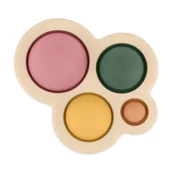 Grzechotki dla dzieci - Zabawka sensoryczna antyalergiczna Chill out różowa 6m+ PETITE&MARS - miniaturka - grafika 1