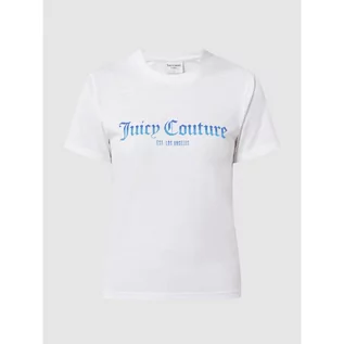 Koszulki i topy damskie - T-shirt z nadrukiem z logo - Juicy Couture - grafika 1