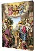 Ikony i obrazy sakralne - Ikona złocona Święta Rodzina - miniaturka - grafika 1