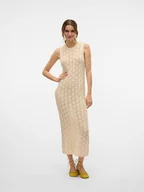 Sukienki - Vero Moda Sukienka w kolorze beżowym - miniaturka - grafika 1