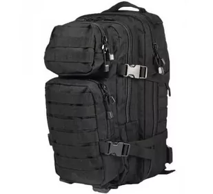 Mil-Tec Plecak wojskowy 2-komorowy Assault Small 20 Black roz uniw 14002002) 14002002 - Plecaki - miniaturka - grafika 9