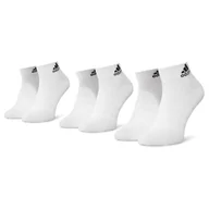 Skarpetki damskie - Adidas Zestaw 3 par niskich skarpet unisex Light Ank 3PP DZ9435 White/White/White - miniaturka - grafika 1
