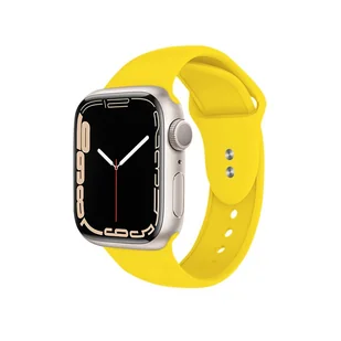Apple Crong Pasek Crong Liquid Band - Pasek Watch 38/40 mm żółty CRG-40LQB-YEL - Akcesoria do smartwatchy - miniaturka - grafika 3