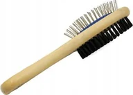 Szczotki i furminatory - YARRO SZCZOTKA OWALNA DREWNIANA DWUSTRONNA - miniaturka - grafika 1