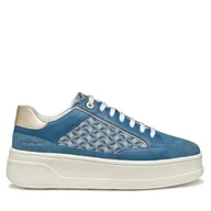 Sneakersy damskie - Sneakersy Geox D Spherica Ecub-2 D55WVC 0CK22 C4005 Niebieski - miniaturka - grafika 1