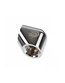 Chłodzenie wodne - Bitspower Adapter 90 Grad 2X G1/4 Cala - Shiny Silver Wasc372 BP-90DIG14 - miniaturka - grafika 1